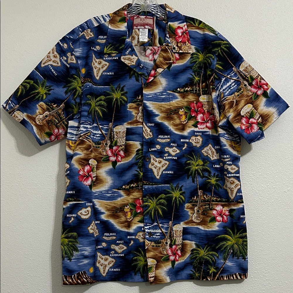 RJC Made in Hawaii Cotton Shirt. Size XL